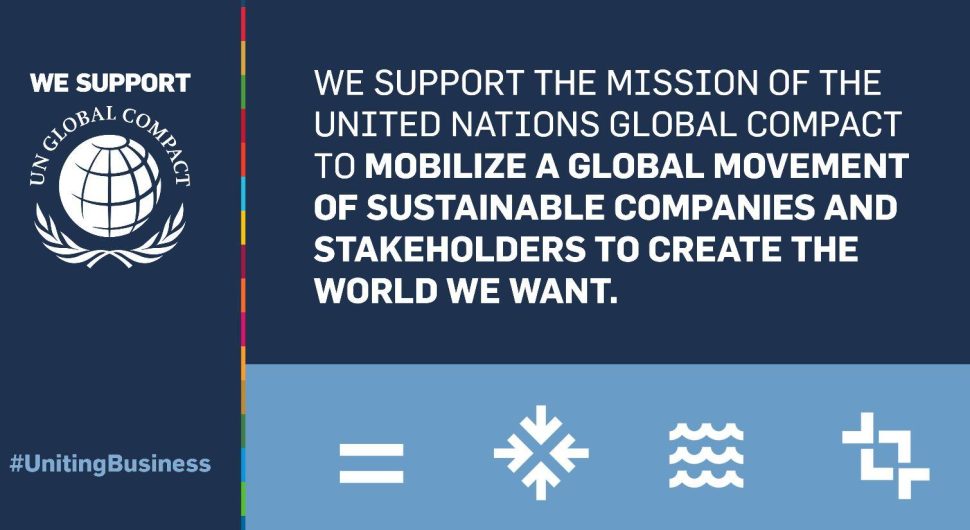 We support UN Global Compact